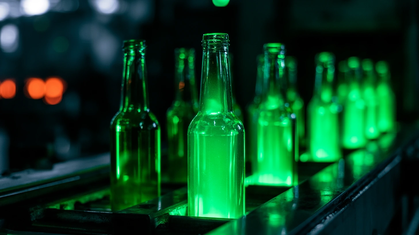 Druckluft in der Glasproduktion