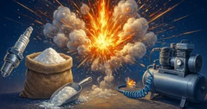 Mehlstaub explosion Staubexplosion