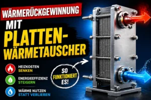 Wärmerückgewinnung bei Schraubenkompressoren