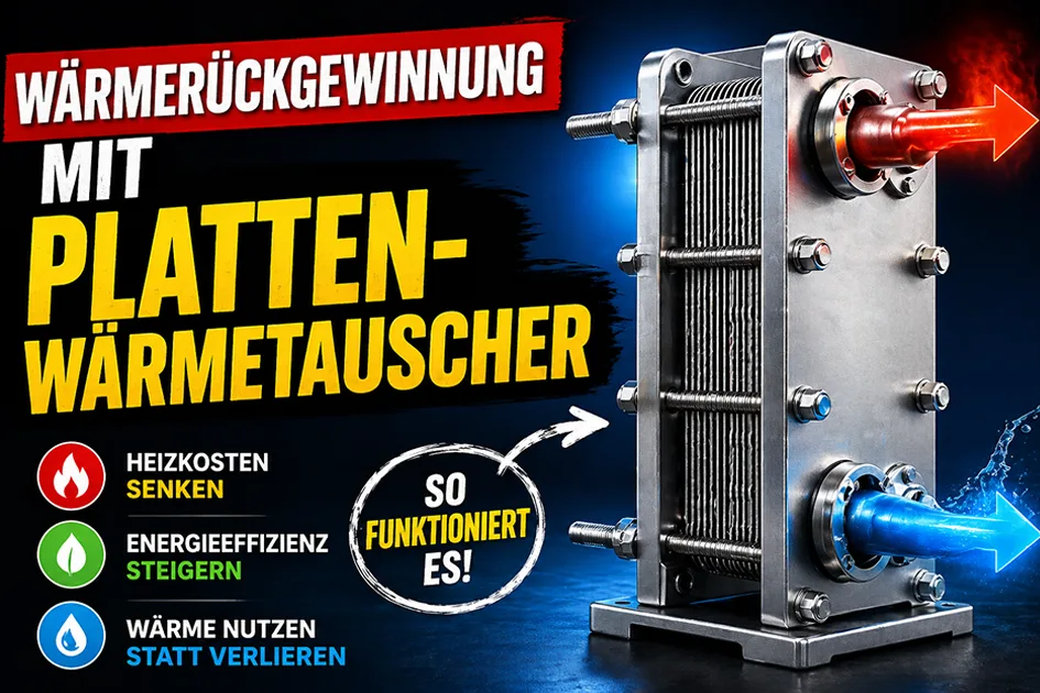 Wärmerückgewinnung bei Schraubenkompressoren